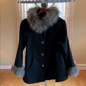 Guess black Wool Blend Coat
